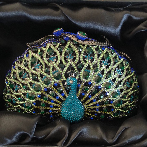 peacock clutch